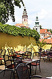 Restaurace Gotika Český Krumlov, terasa